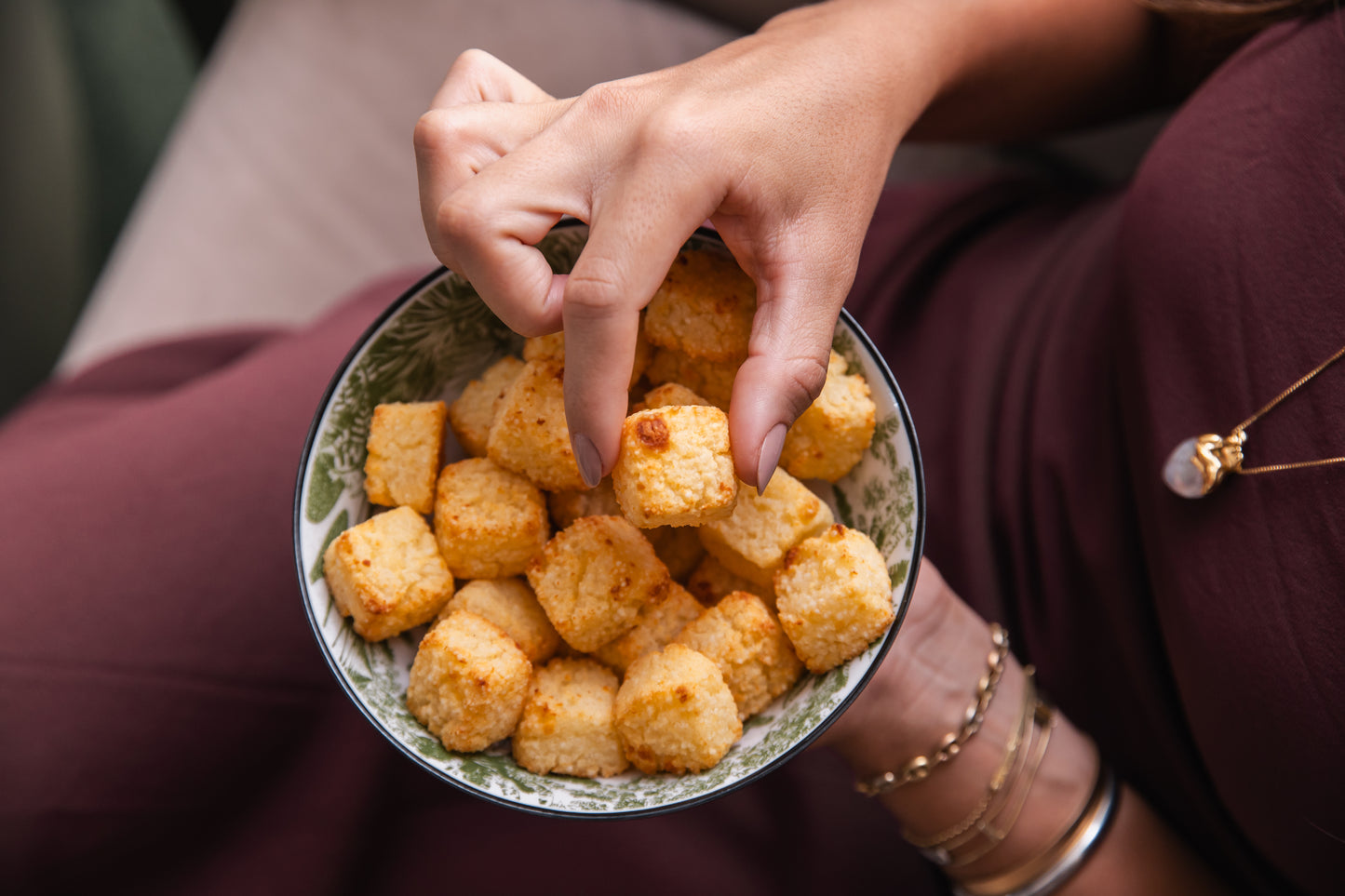 Dadinho de Tapioca com Queijo Coalho