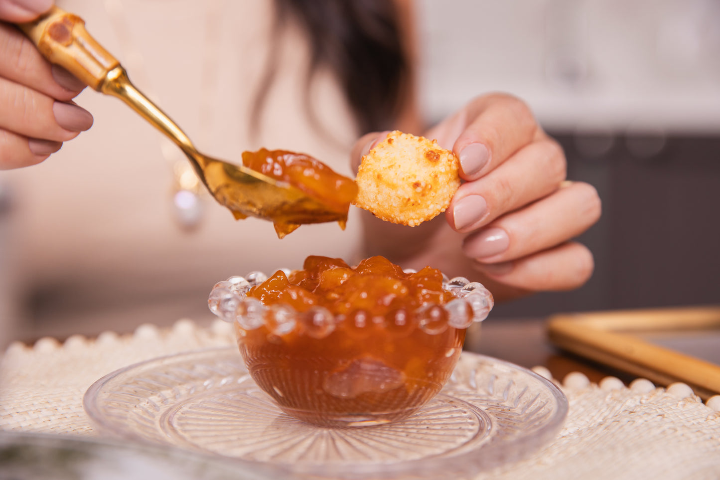 Dadinho de Tapioca com Queijo Coalho