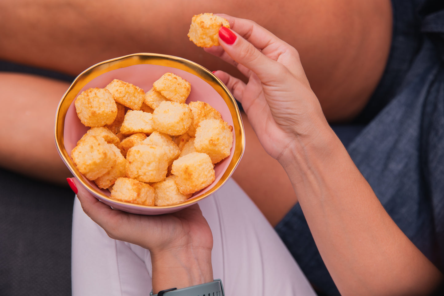 Dadinho de Tapioca com Queijo Coalho